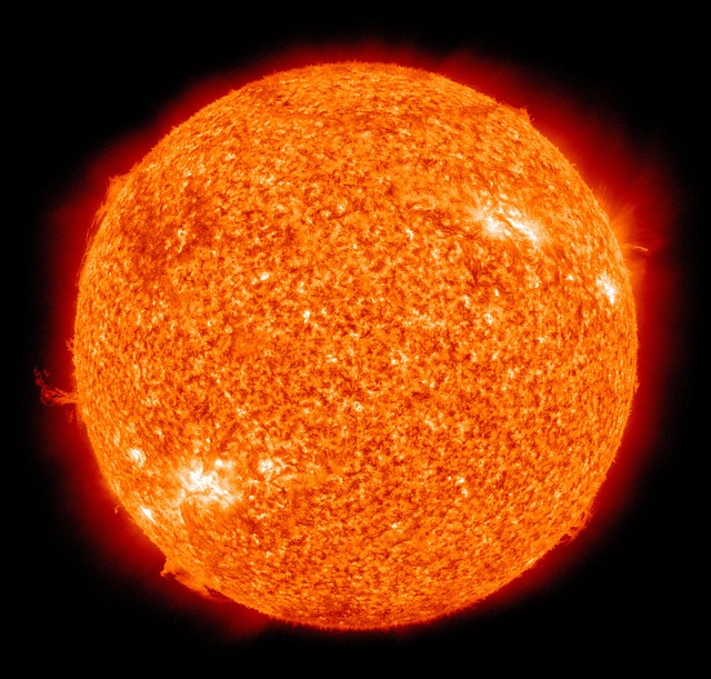 Powerful solar storm