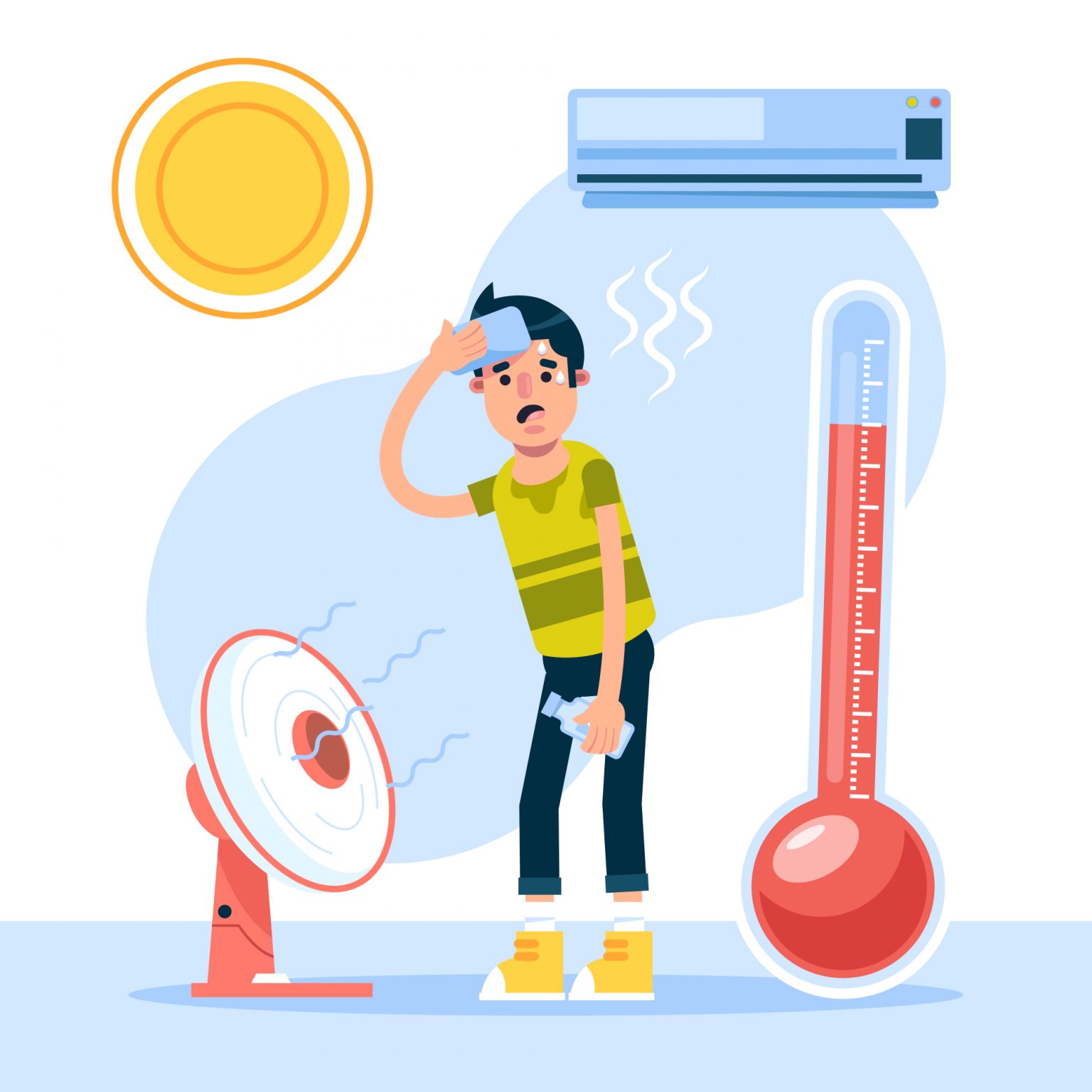 Increased heatwave probability